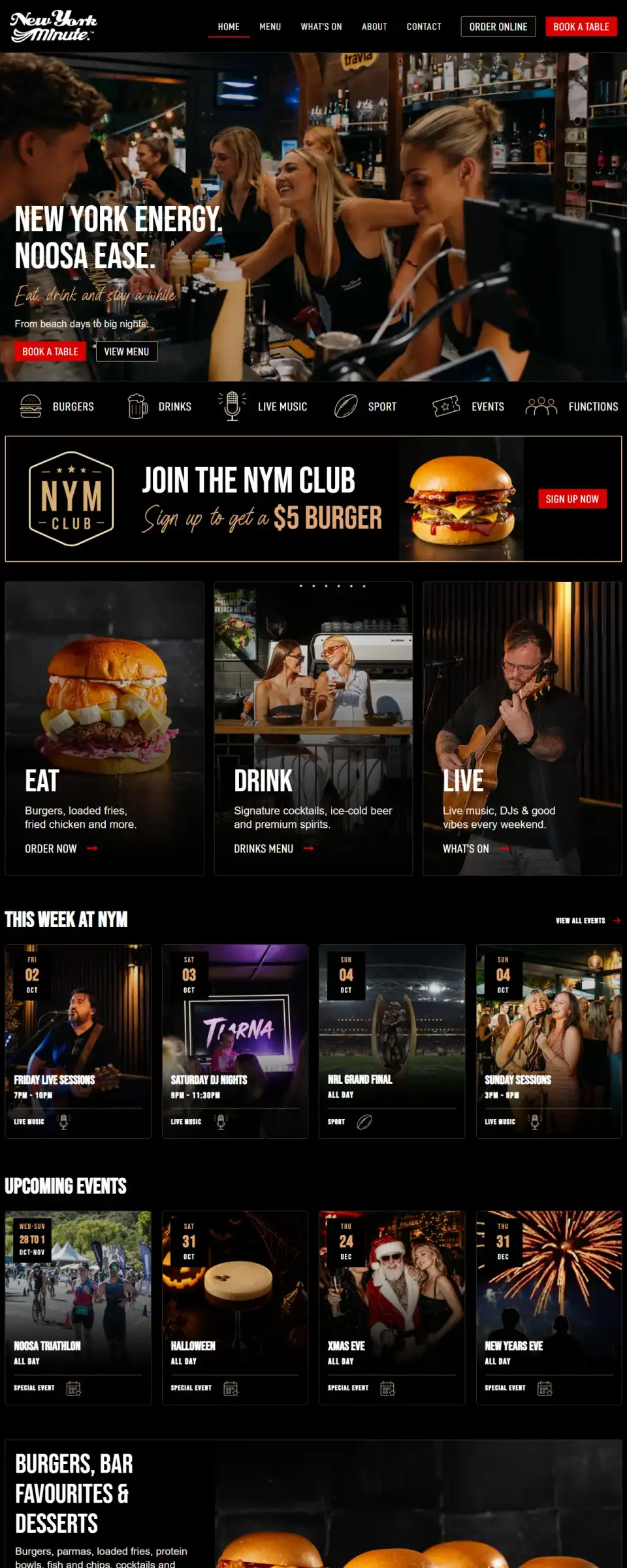 New York Minute website homepage designed by ViralBulls – Elementor Pro